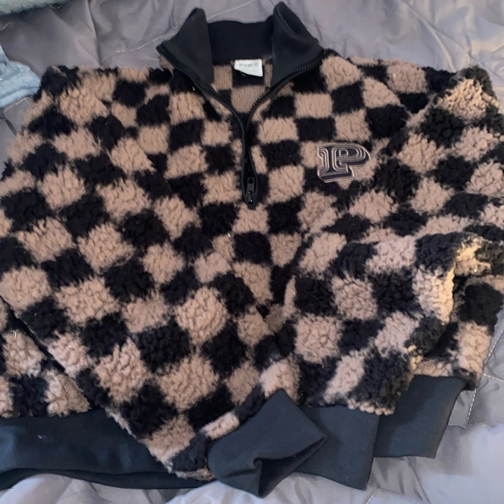 Brown and black